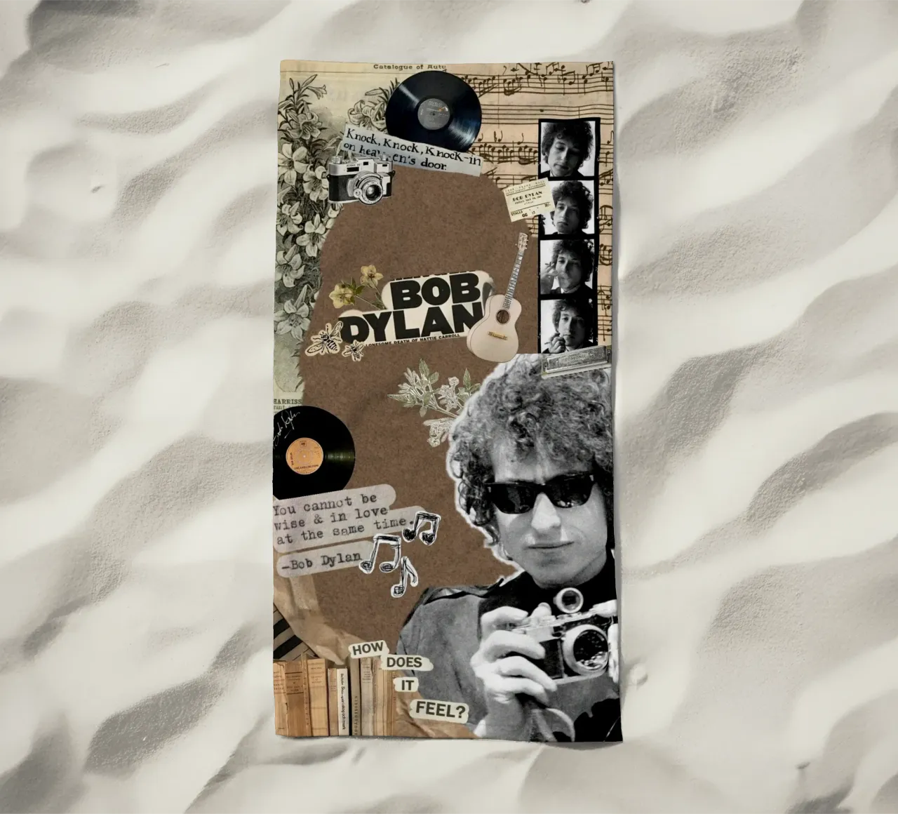 Una notte intima con Bob Dylan telo mare da xerico