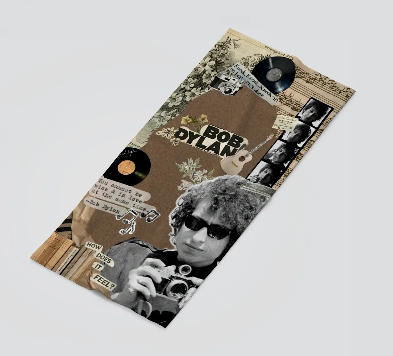 Una notte intima con Bob Dylan telo mare da xerico