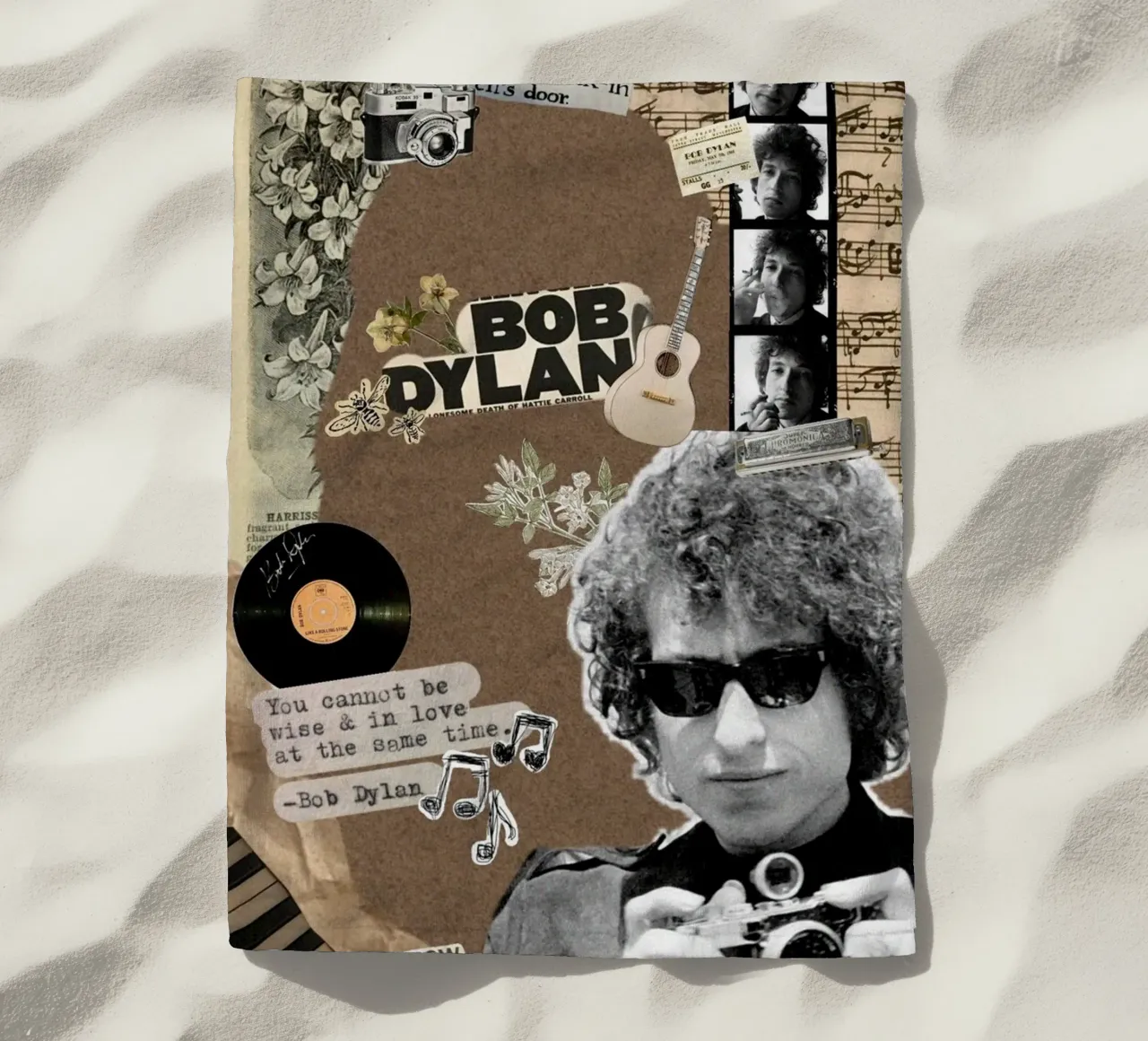 Una notte intima con Bob Dylan telo mare da xerico