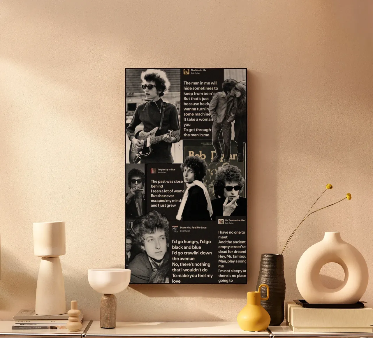 La strada con Dylan plexiglass da xerico