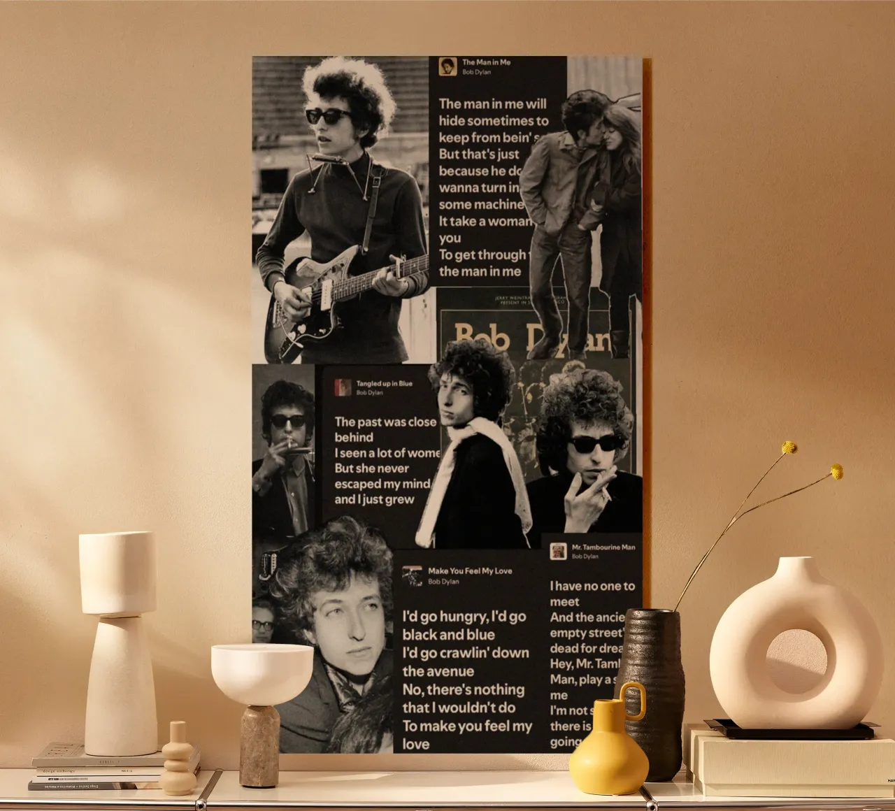 La strada con Dylan plexiglass da xerico