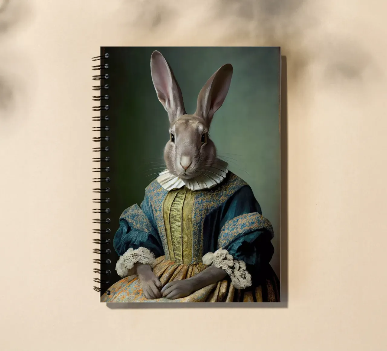 Mrs Bunny spiral notebook by treechild