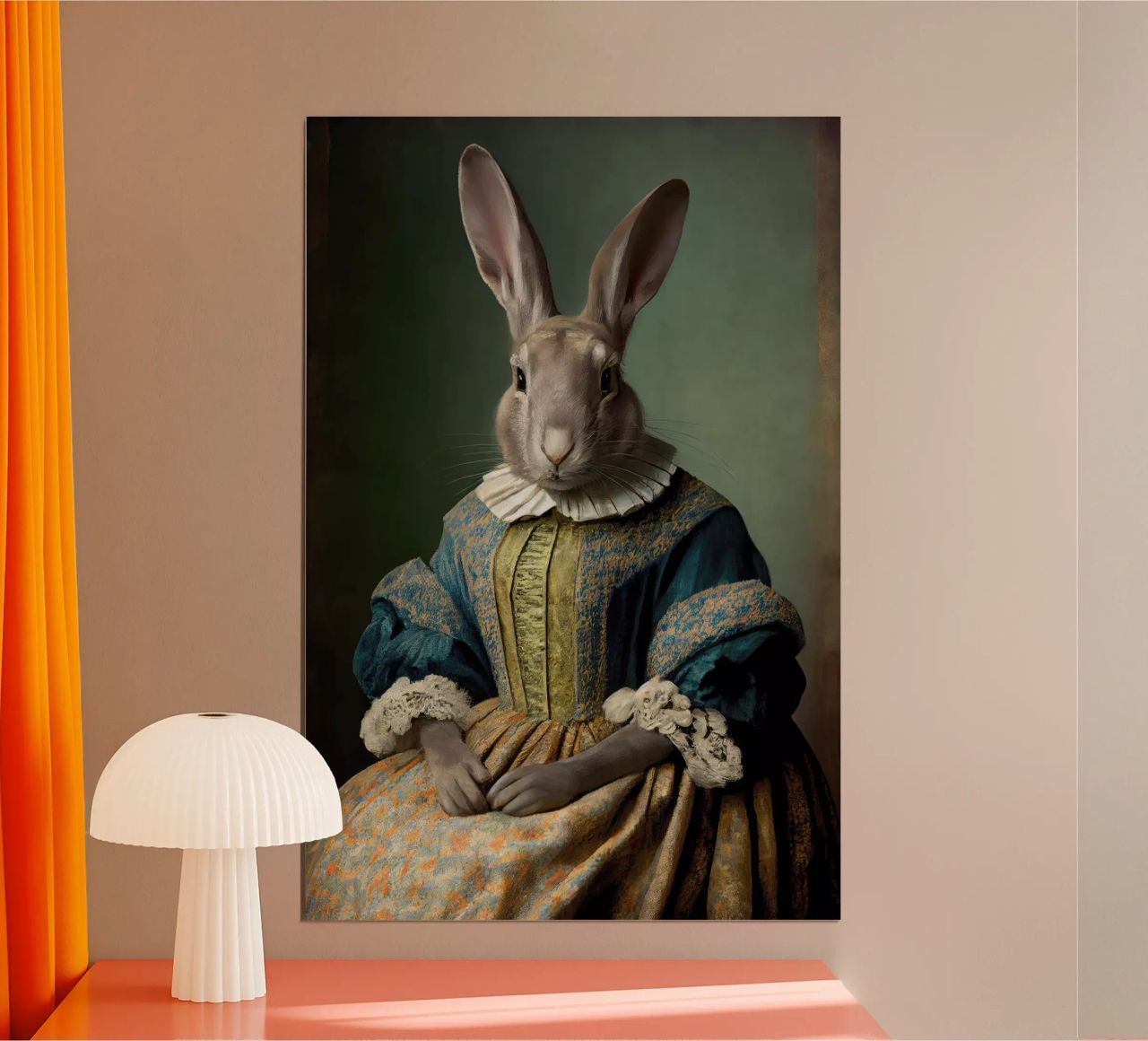 Mrs Bunny poster by treechild