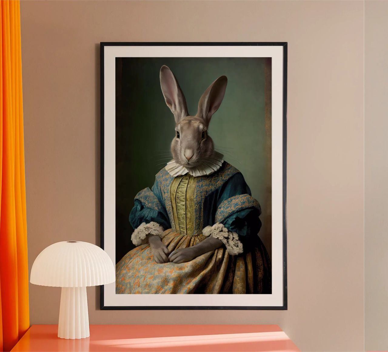 Mrs Bunny poster by treechild