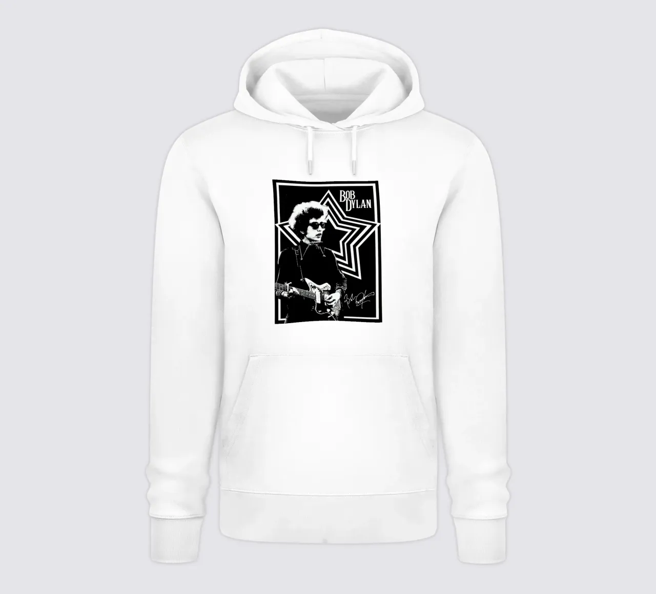 Una notte con Bob Dylan felpa con cappuccio da xerico