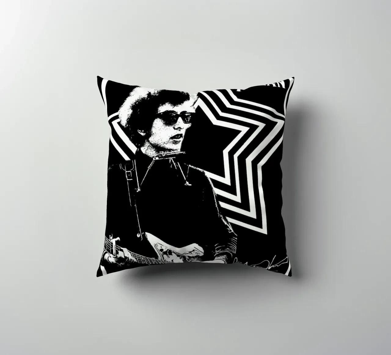 Una notte con Bob Dylan cuscino da xerico