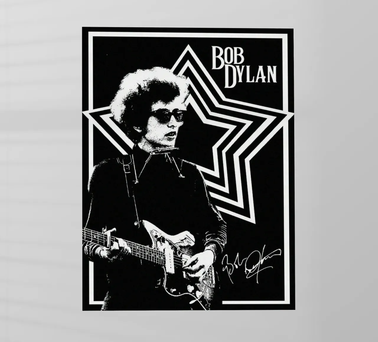 Una notte con Bob Dylan pellicola backlit da xerico