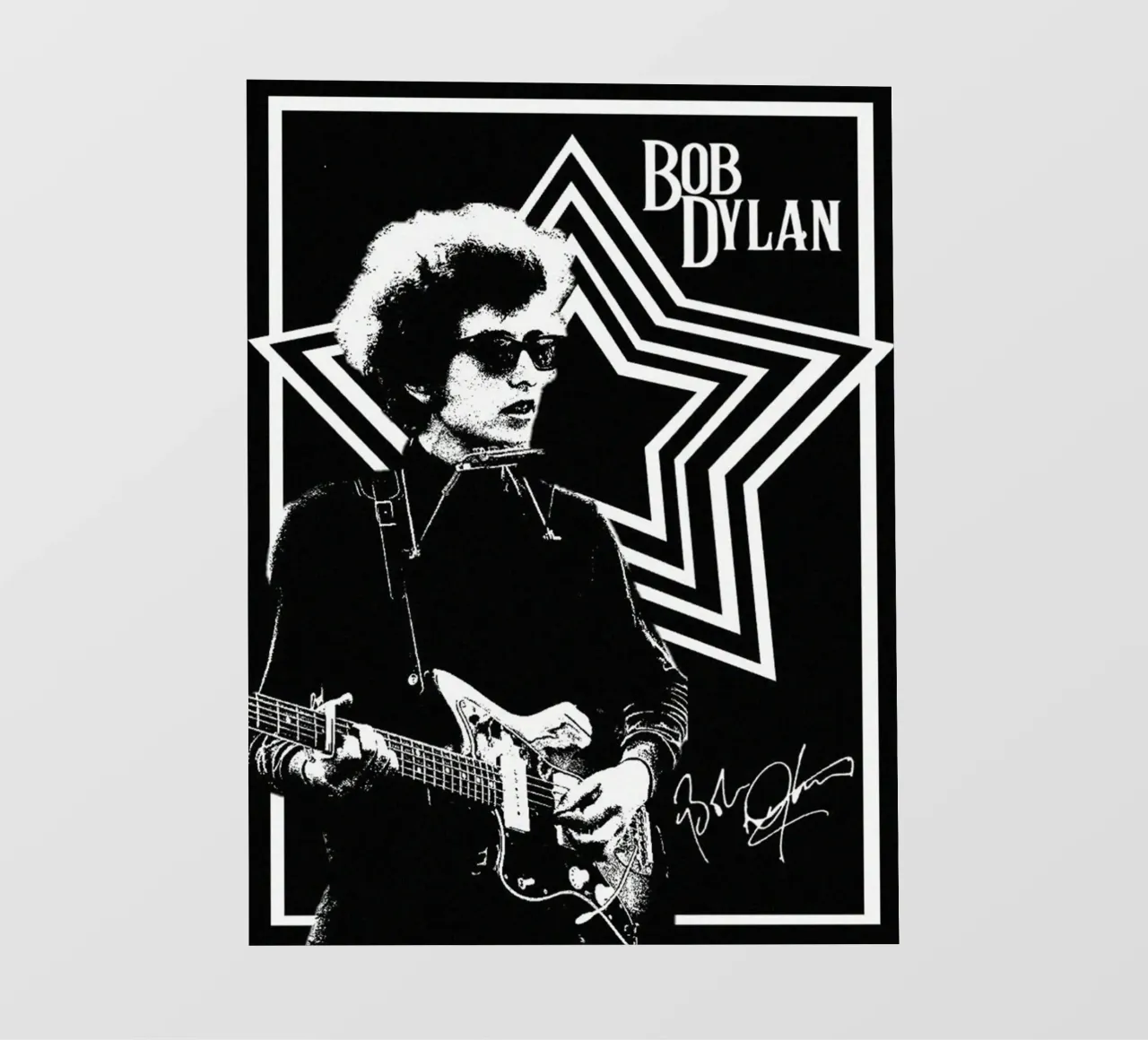 Una notte con Bob Dylan pellicola backlit da xerico