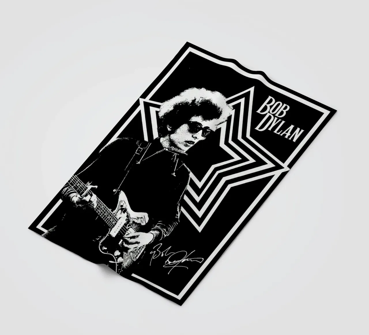 Una notte con Bob Dylan coperta in pile da xerico