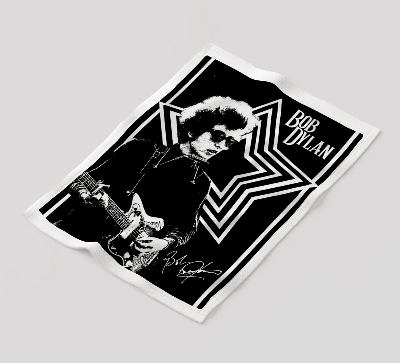 Una notte con Bob Dylan coperta in pile da xerico