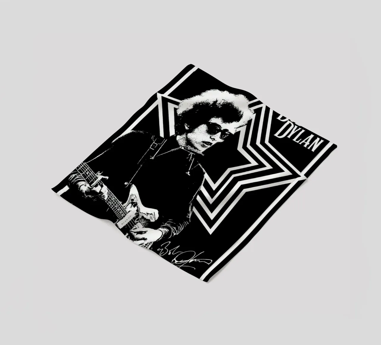 Una notte con Bob Dylan coperta in pile da xerico