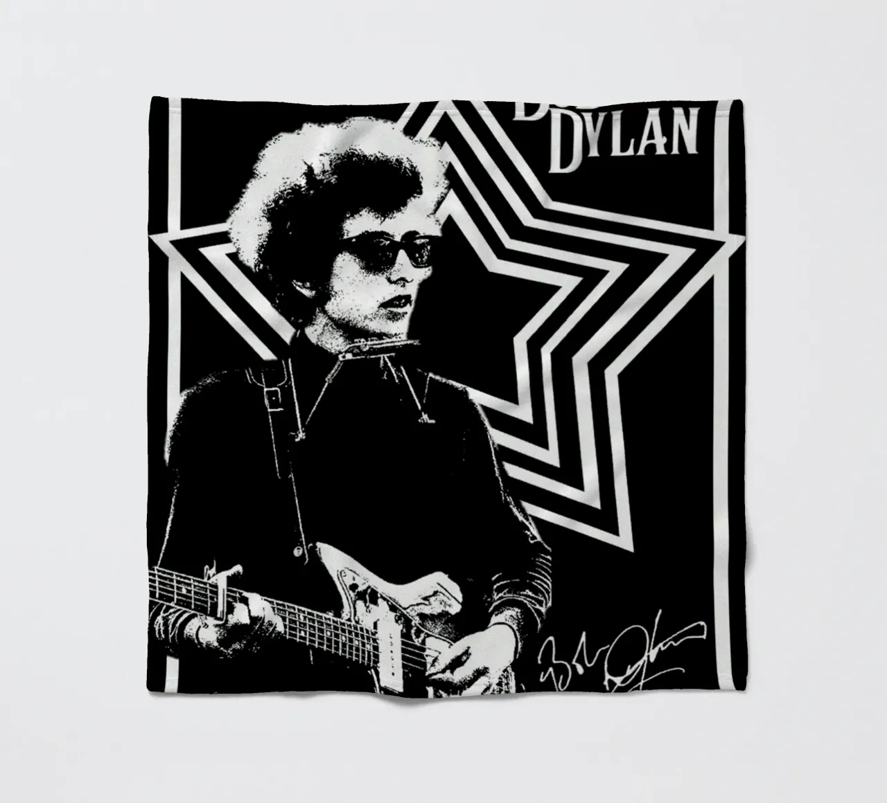 Una notte con Bob Dylan coperta in pile da xerico