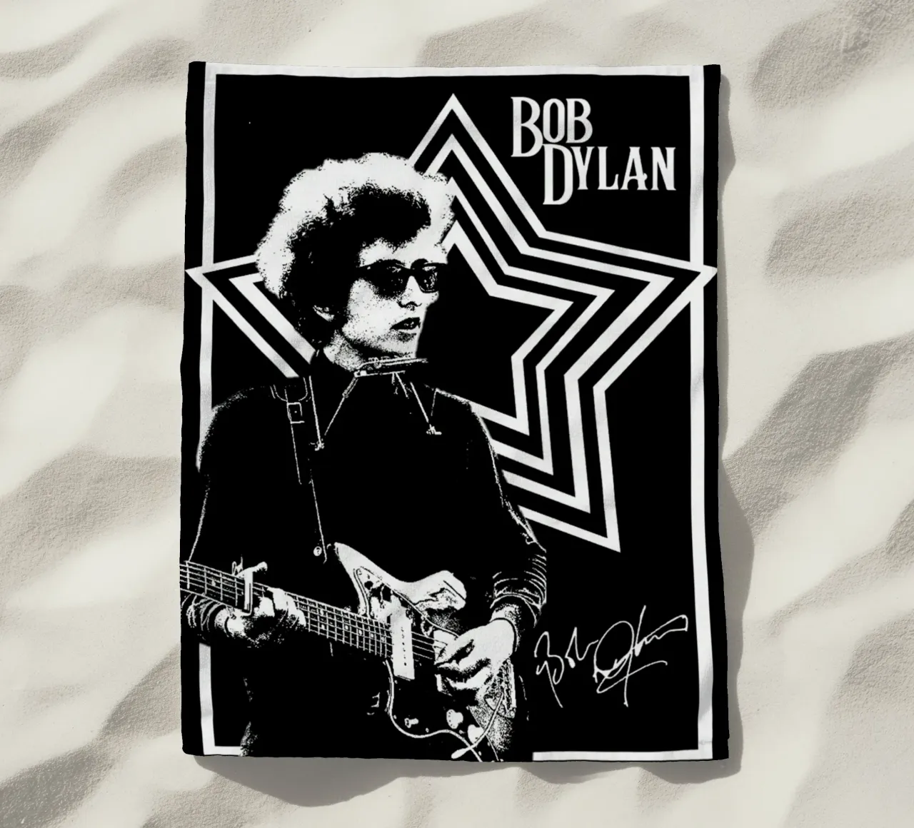 Una notte con Bob Dylan telo mare da xerico