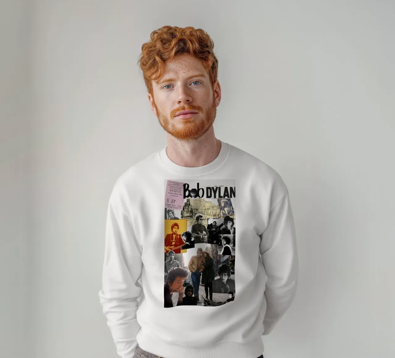 Bob Dylan dal vivo in concerto felpa da xerico