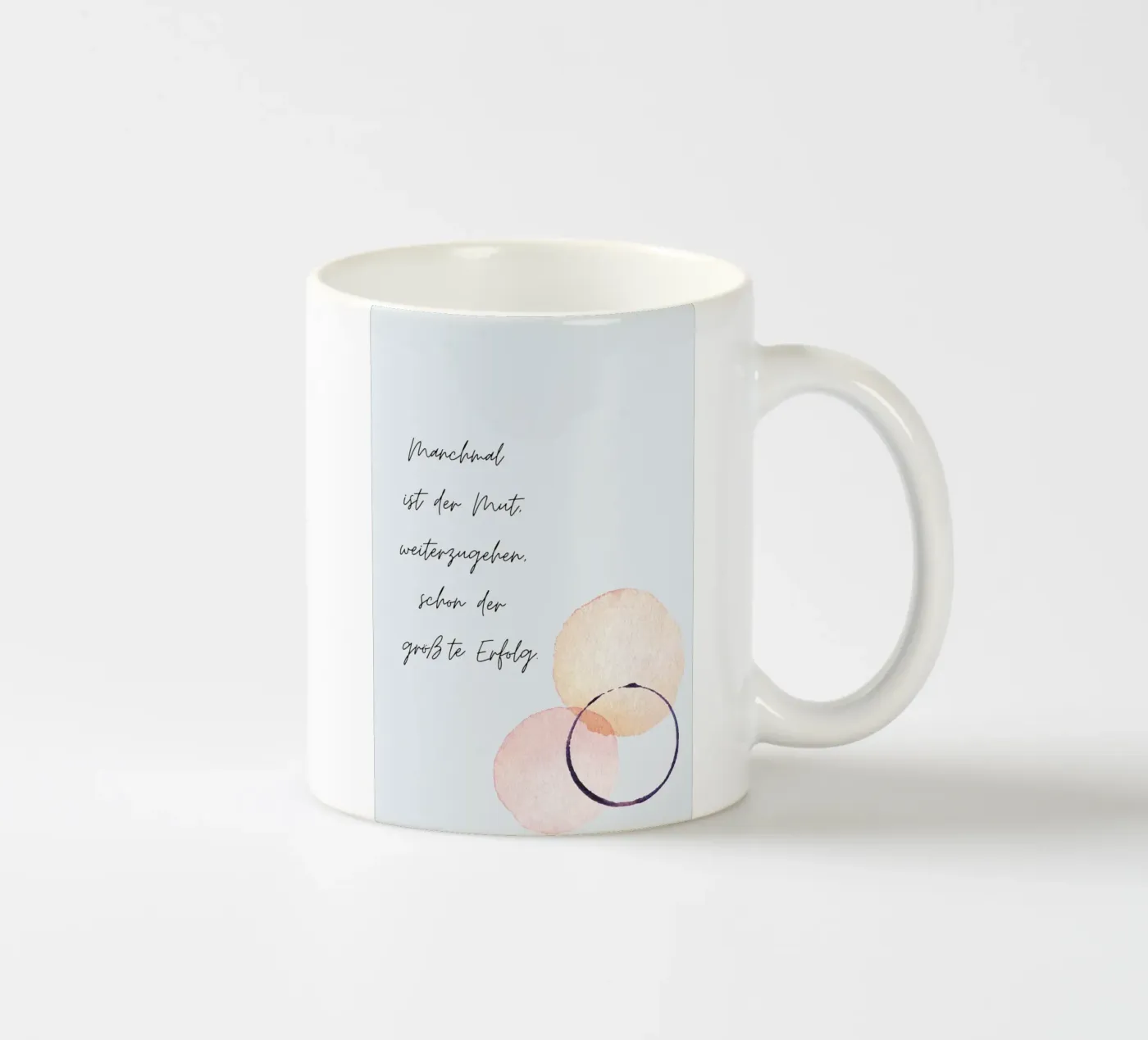 Mutig ceramic mug by isabels_wunderwelt_digital_art