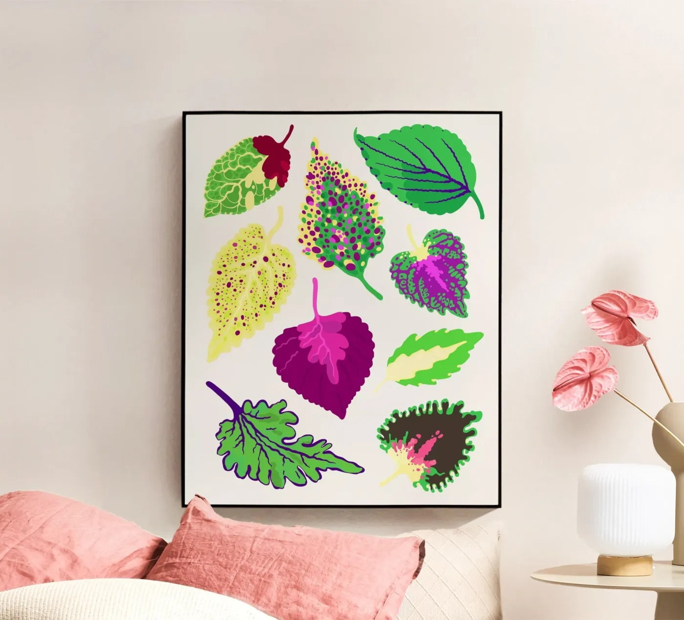 Coleus Leaves plexiglass da Lidia Blomgren