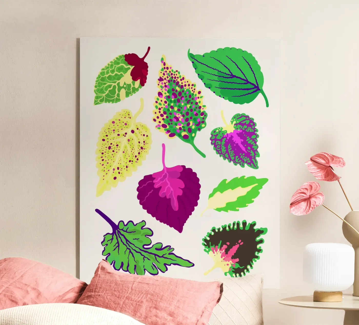 Coleus Leaves plexiglass da Lidia Blomgren