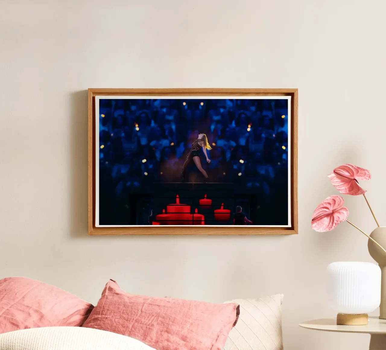 The Journey of Taylor Swift canvas with Floater frame by dfgtfdt