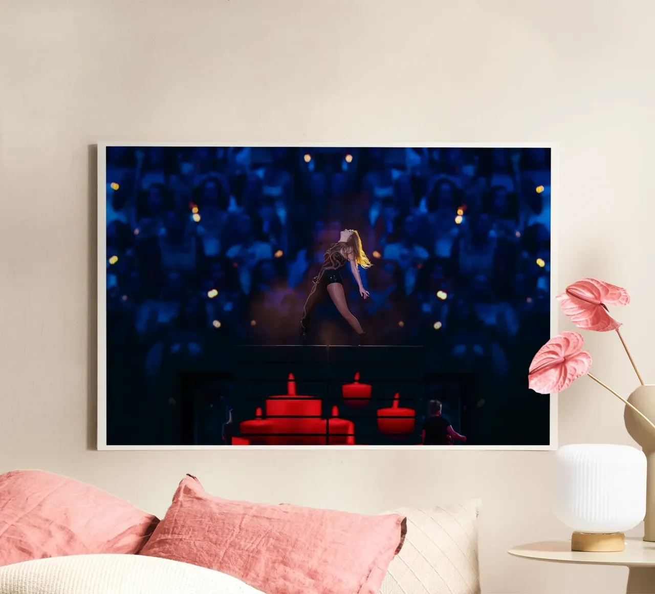 The Journey of Taylor Swift canvas with Floater frame by dfgtfdt