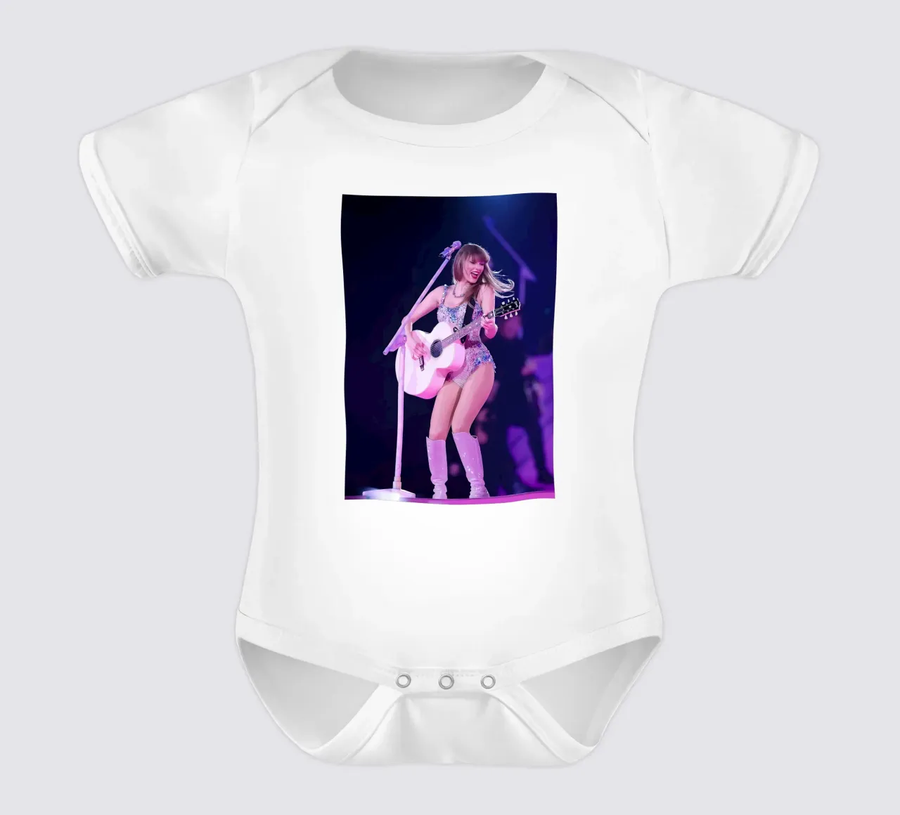Taylor Swift and the Art of Storytelling Through Song short-sleeve baby romper by dfgtfdt