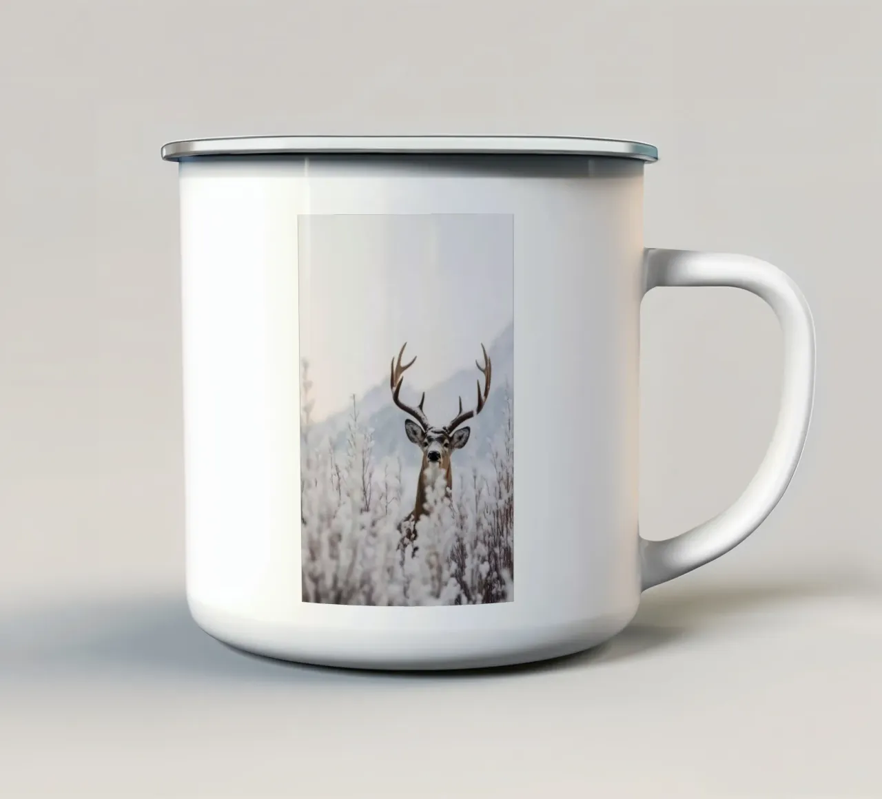 Curious Deer tazza in smalto da treechild