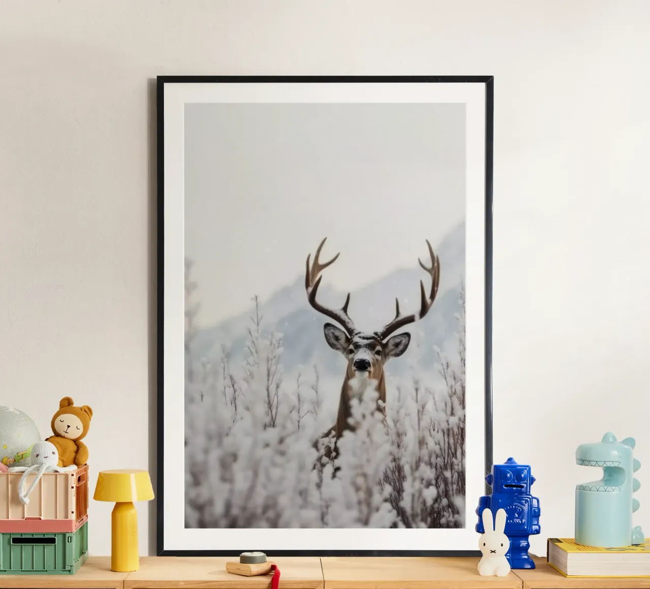 Curious Deer poster da treechild