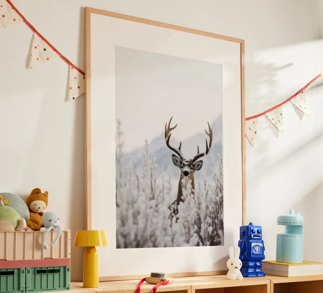 Curious Deer carta hahnemühle da treechild