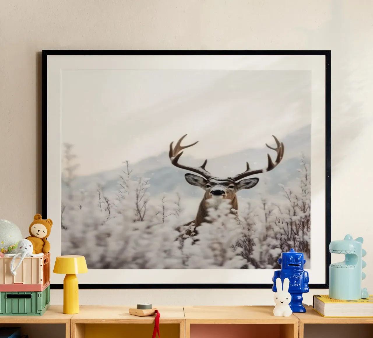 Curious Deer poster da treechild