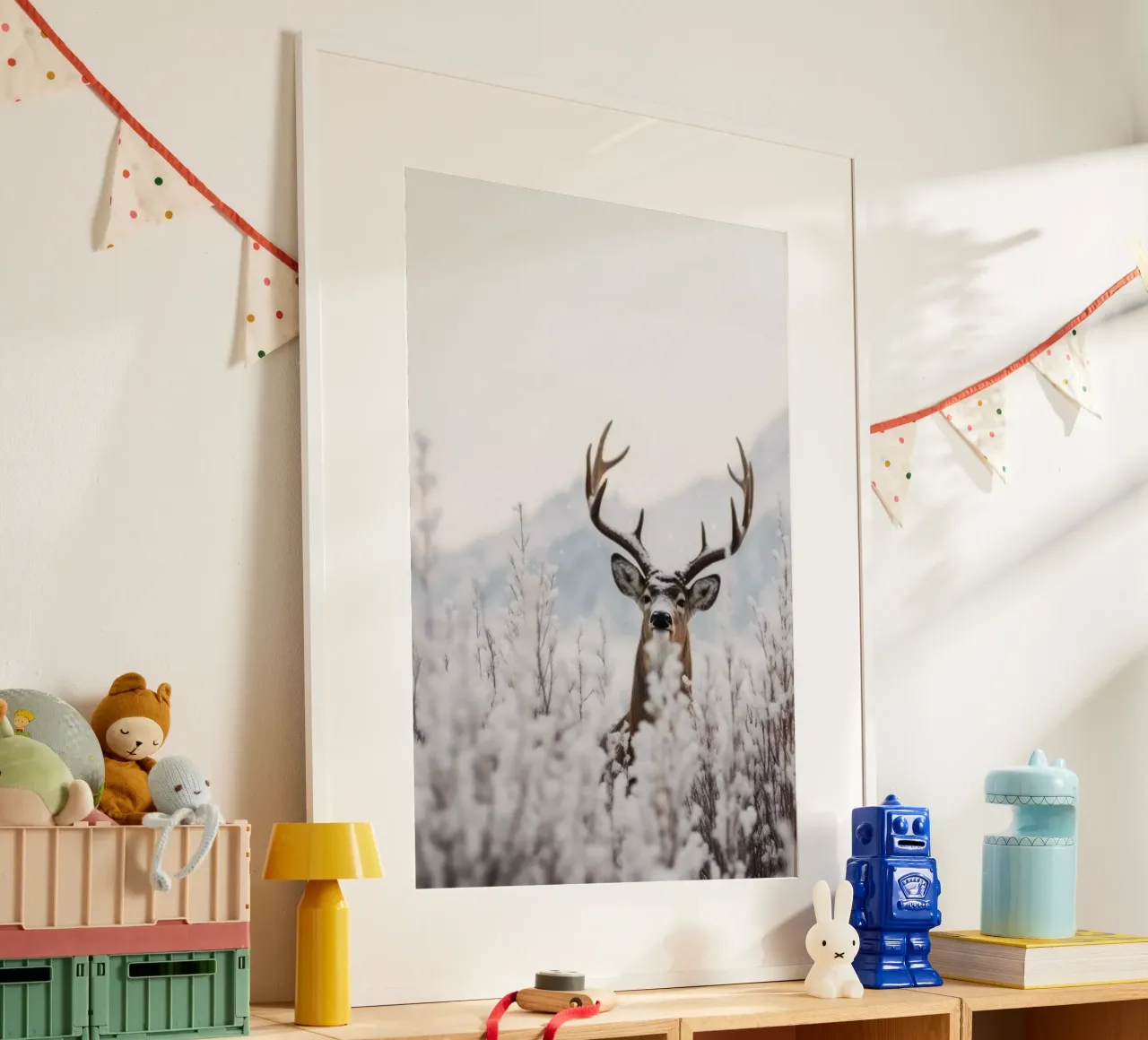 Curious Deer poster da treechild