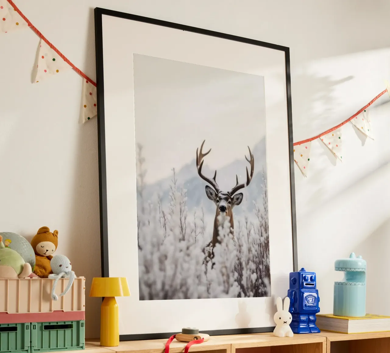 Curious Deer poster da treechild