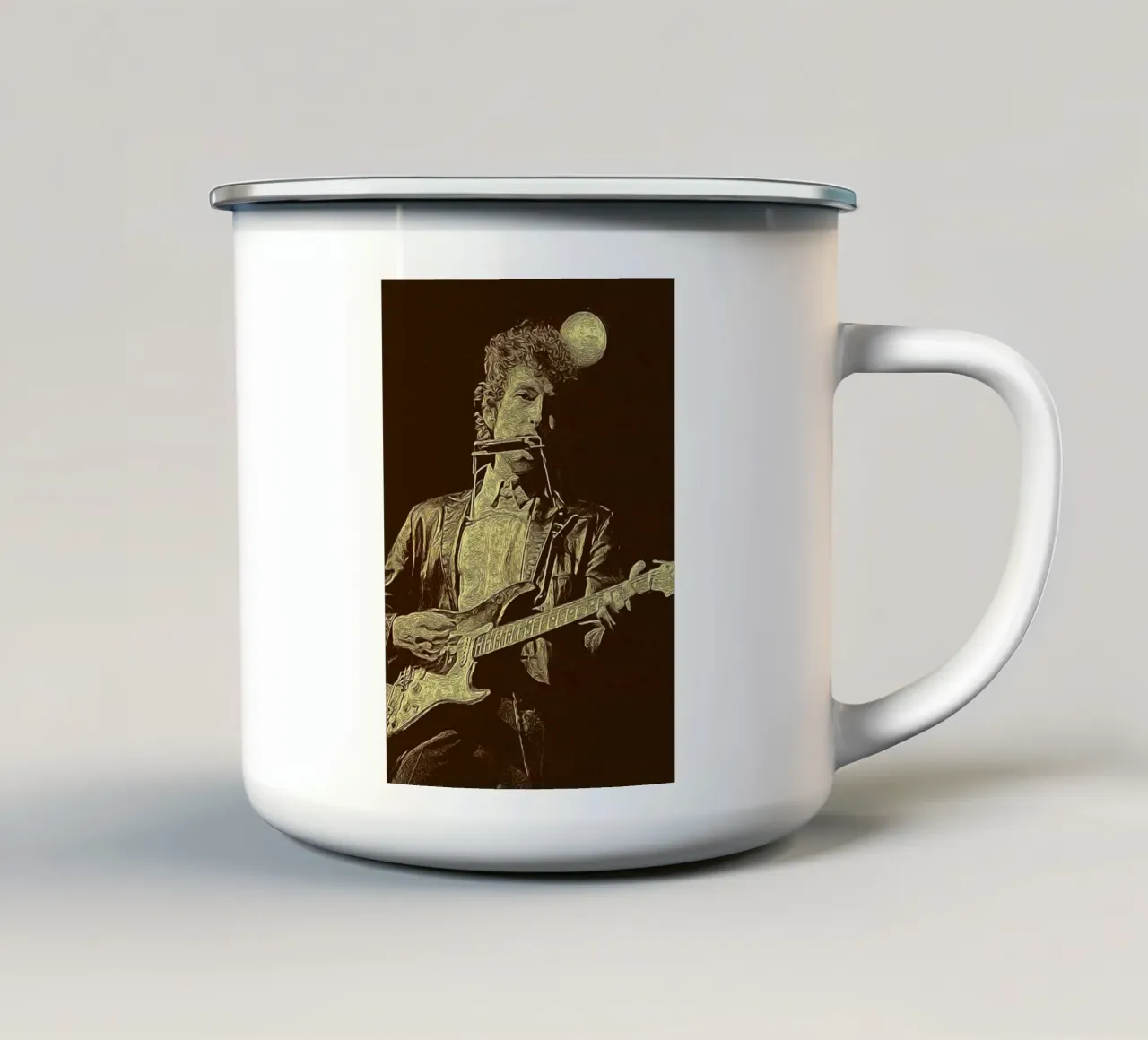 Melodie all'orizzonte tazza in smalto da xerico
