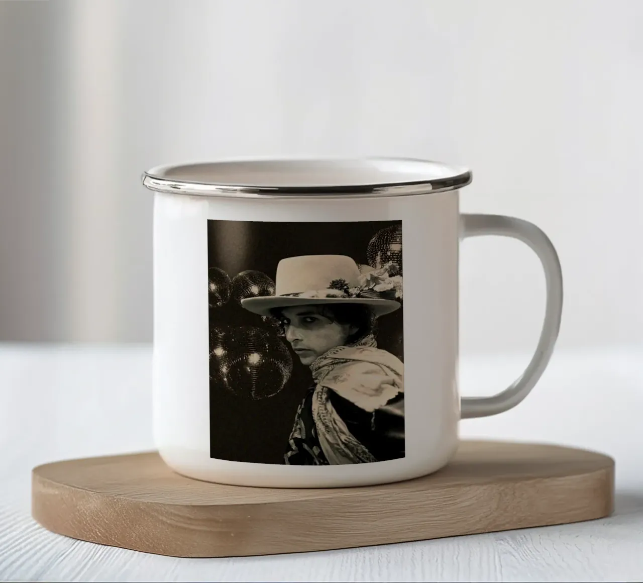 Canzoni di Bob Dylan tazza in smalto da xerico