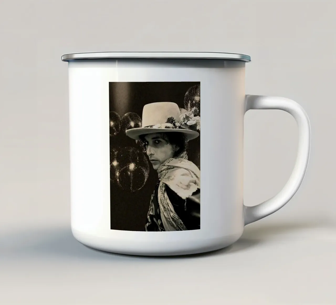 Canzoni di Bob Dylan tazza in smalto da xerico