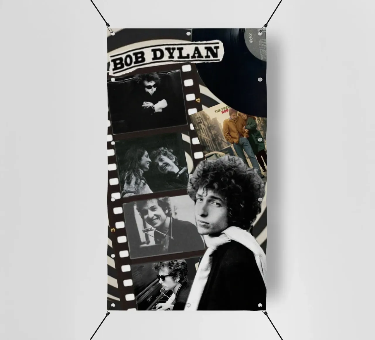 Cronache di Bob Dylan dal vivo telo in pvc da xerico