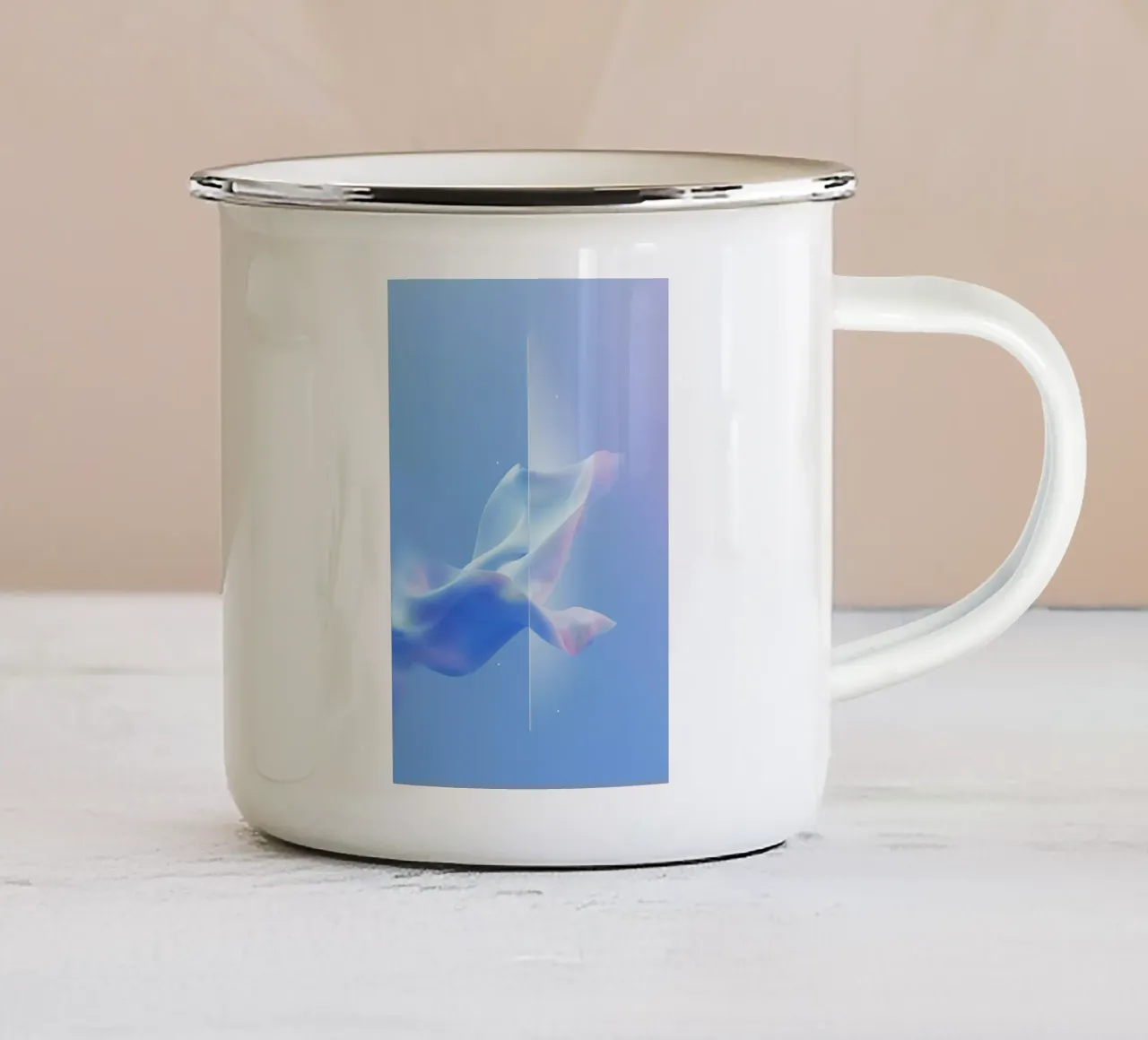 Silk line tazza in smalto da LeDieg