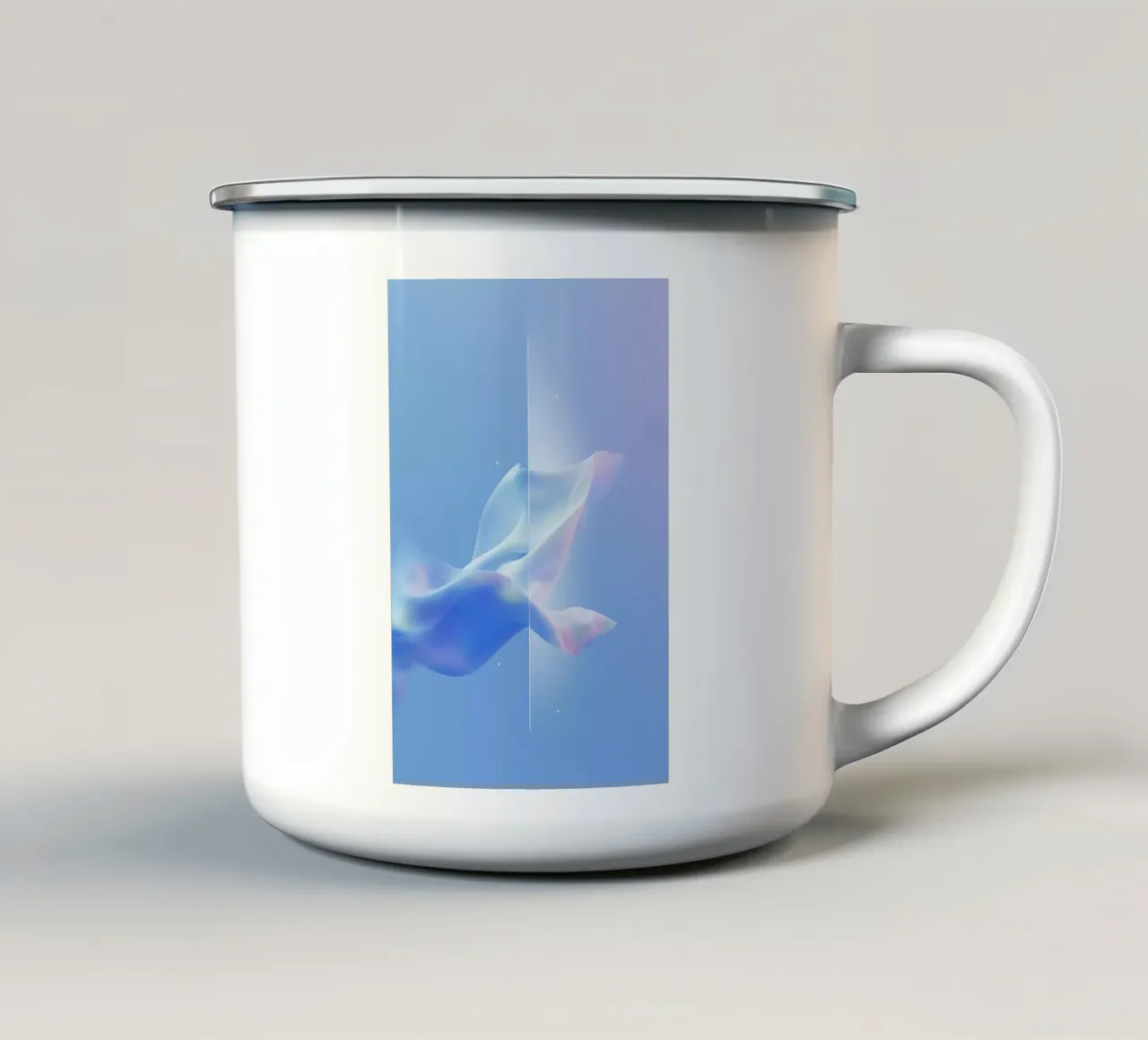 Silk line tazza in smalto da LeDieg