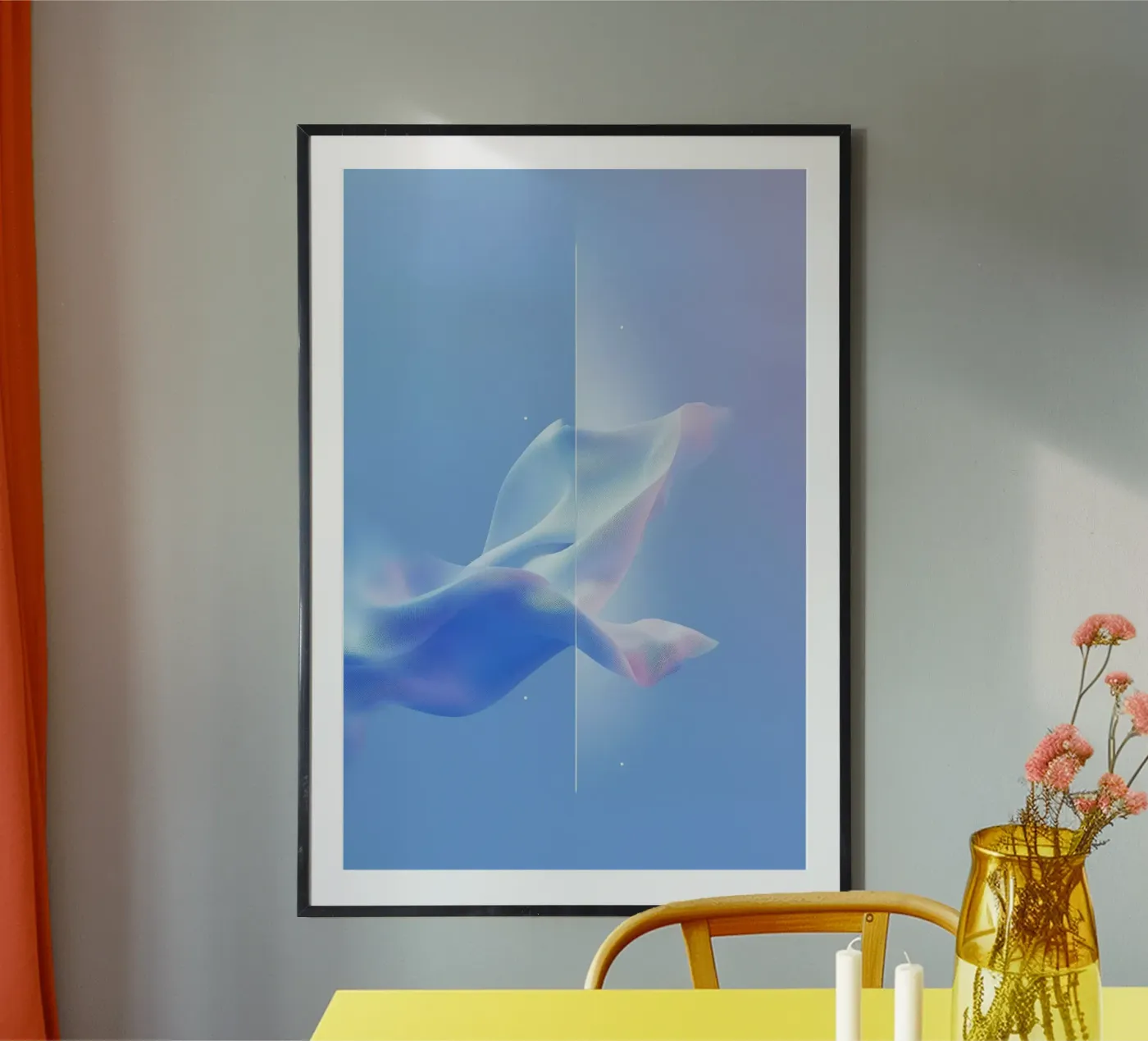 Silk line poster by LeDieg