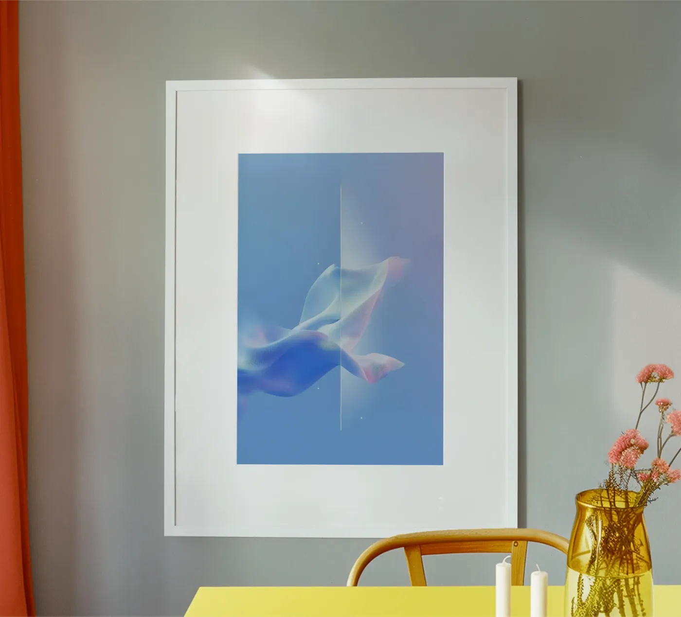 Silk line poster by LeDieg