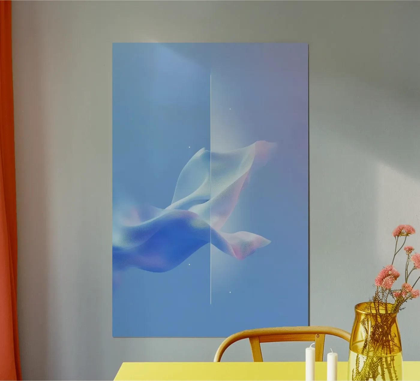 Silk line poster by LeDieg