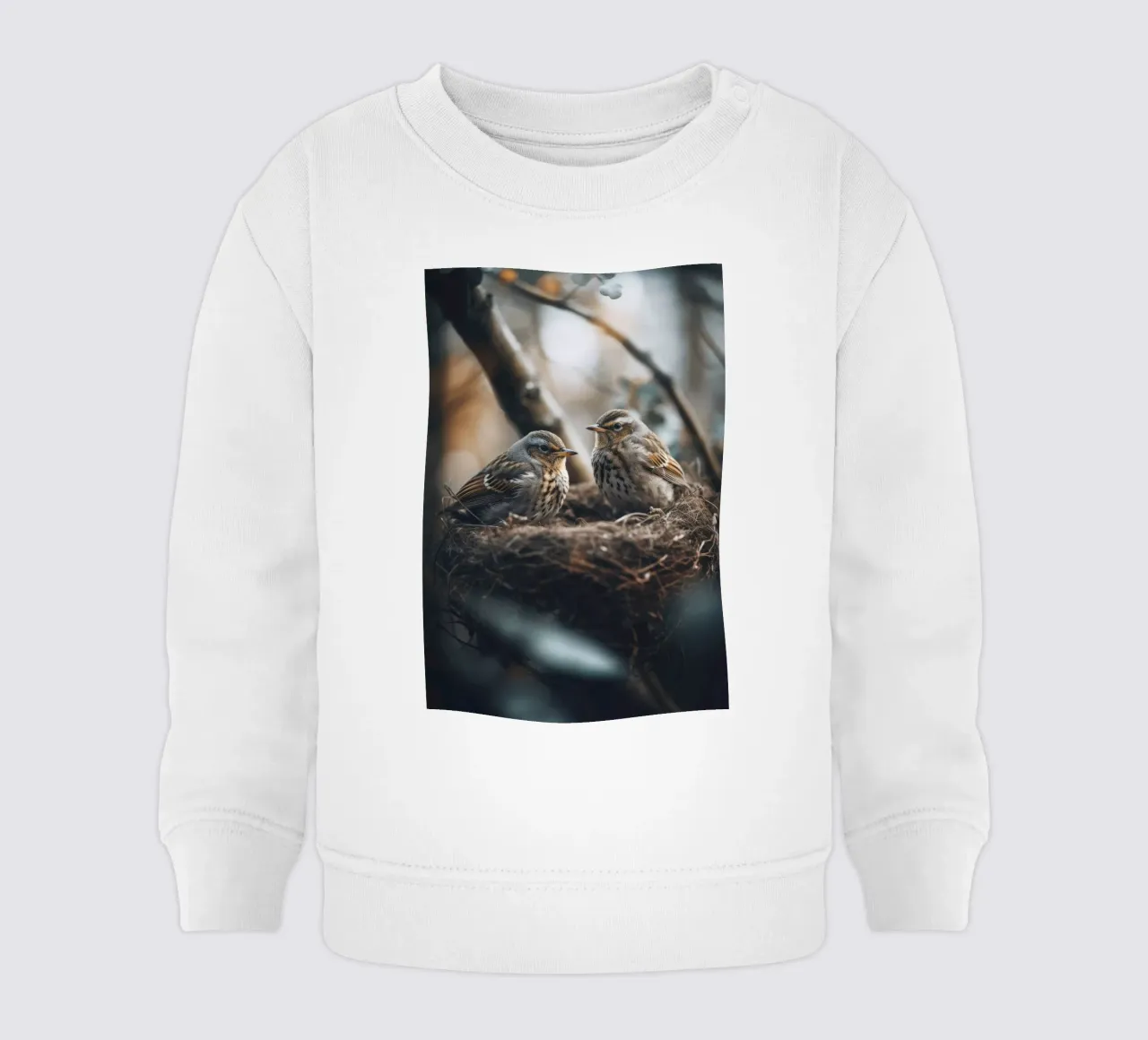 Two In The Nest felpa neonato da treechild