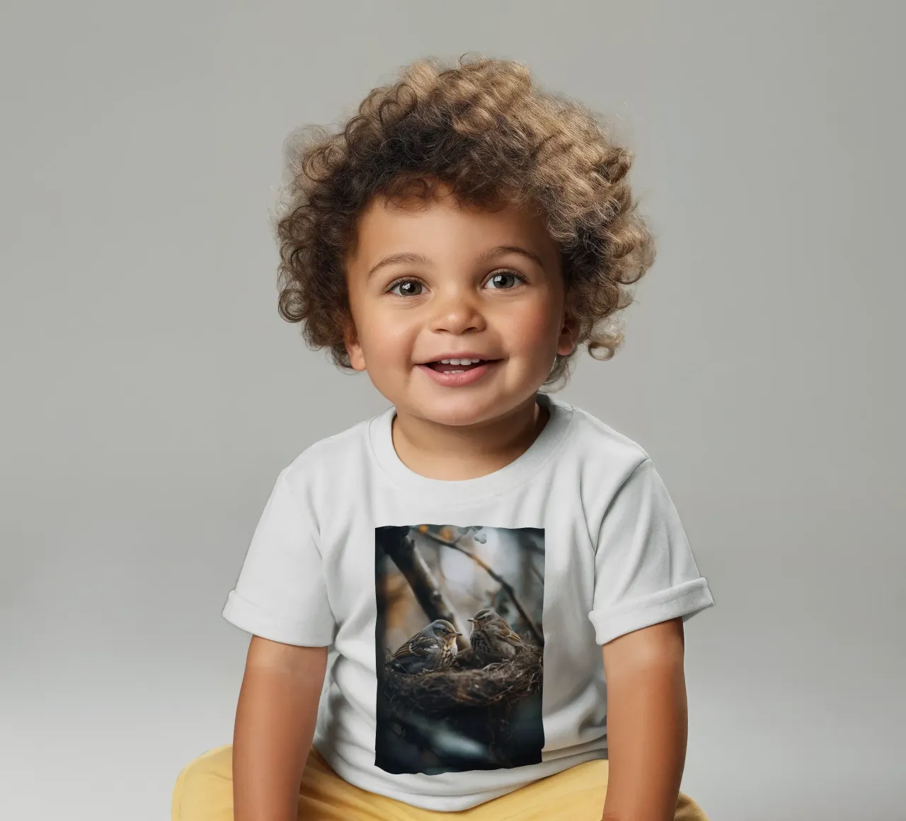Two In The Nest maglietta neonato da treechild