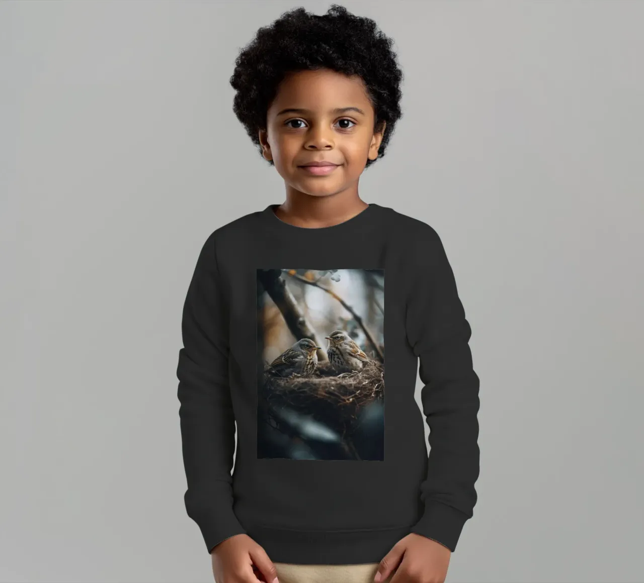 Two In The Nest felpa bambino da treechild