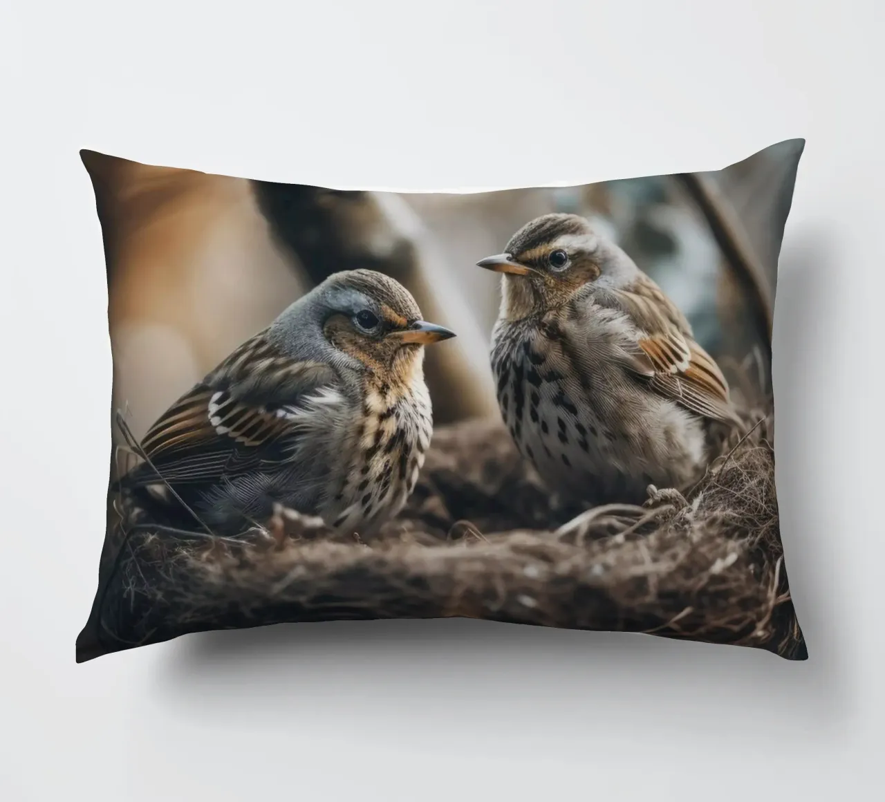 Two In The Nest cuscino da treechild