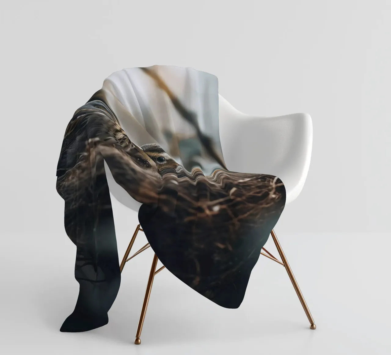 Two In The Nest coperta in pile da treechild