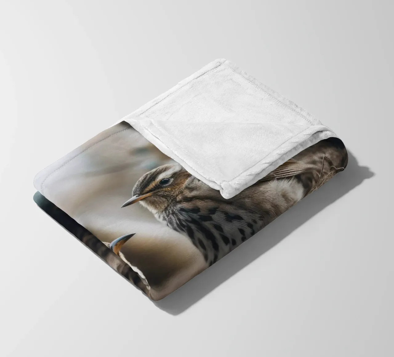 Two In The Nest coperta in pile da treechild