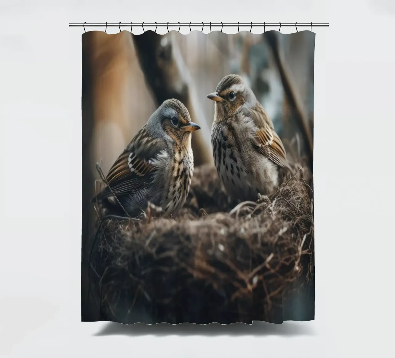Two In The Nest tenda da doccia da treechild