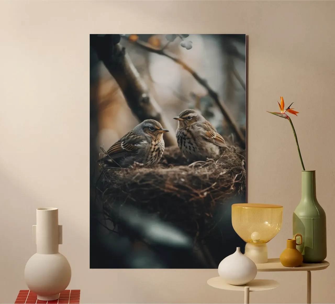 Two In The Nest alluminio dibond da treechild