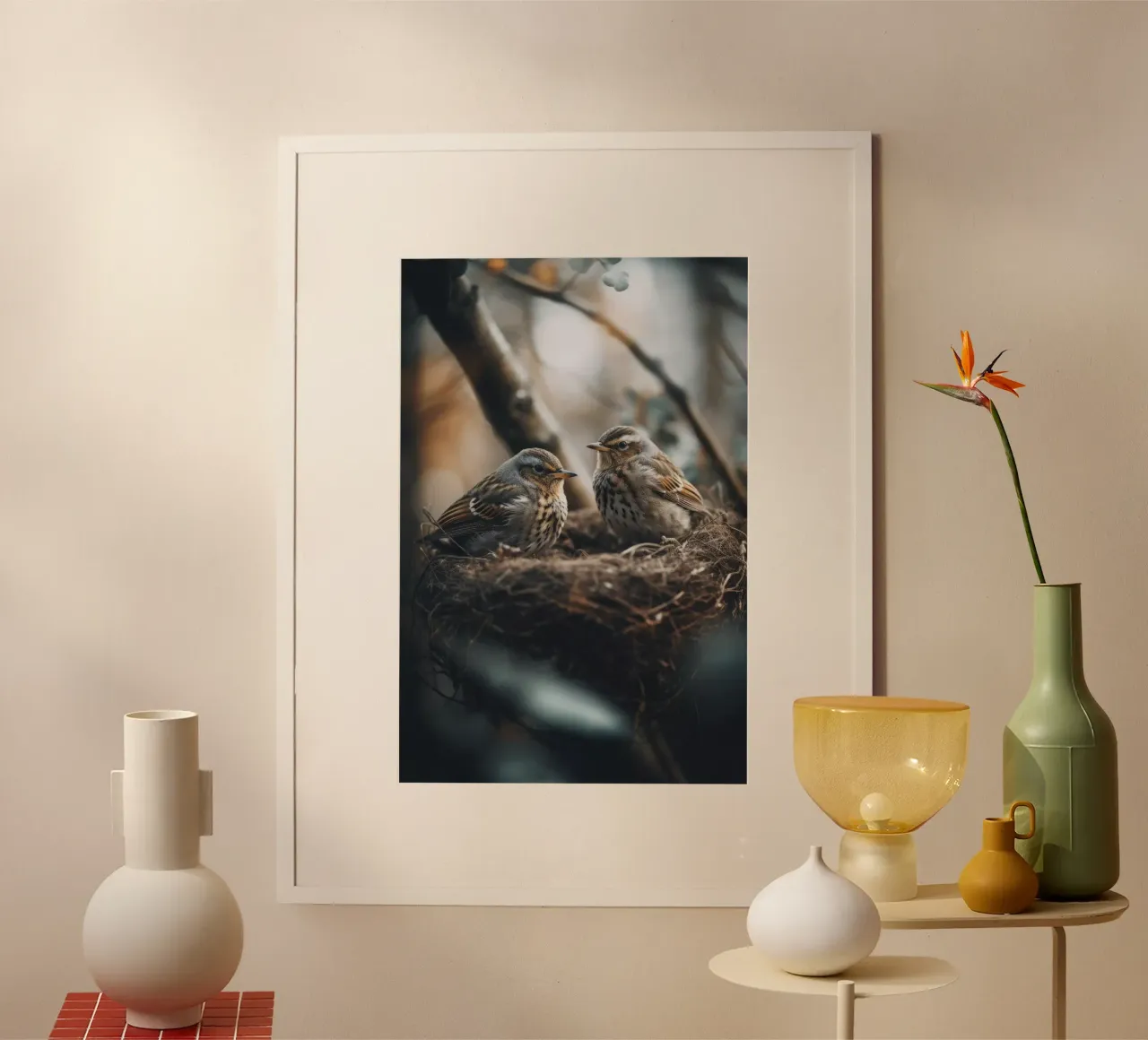 Two In The Nest carta hahnemühle da treechild