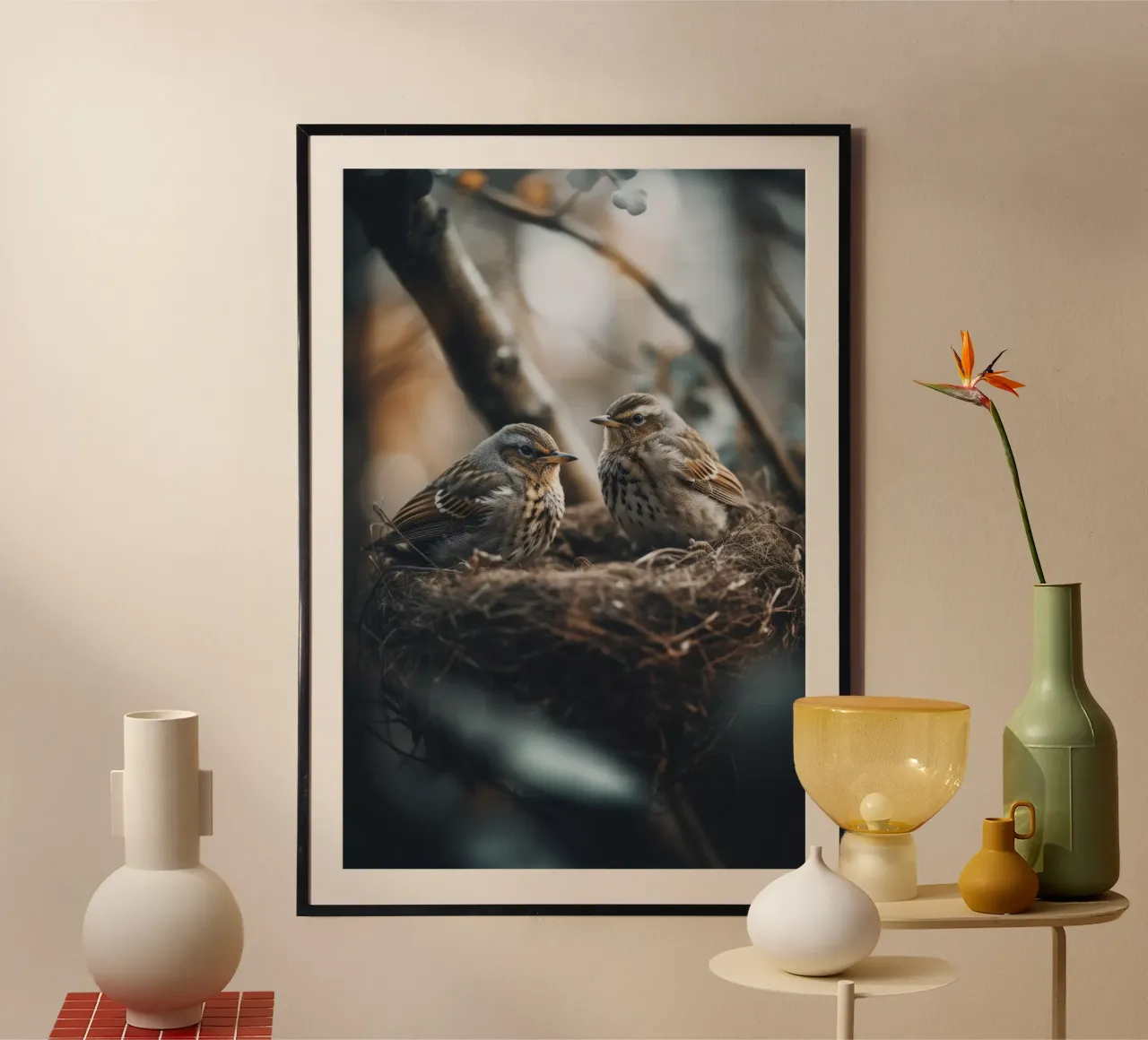 Two In The Nest carta hahnemühle da treechild