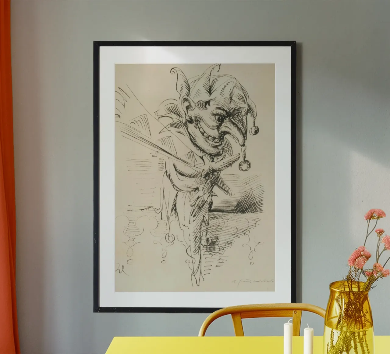 beängstigend clown gesicht illustration Poster von pleceng shope